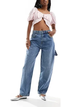 Stradivarius STR baggy carpenter jean in