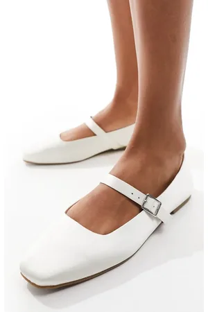 ASOS Lottie Mary Jane ballet in Ivory