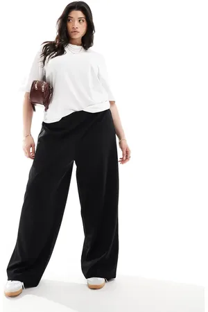 Noisy May Wide leg elasticated waist trouser in
