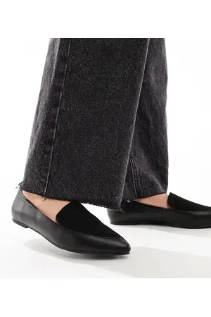 London Rebel Pointed flat loafers in