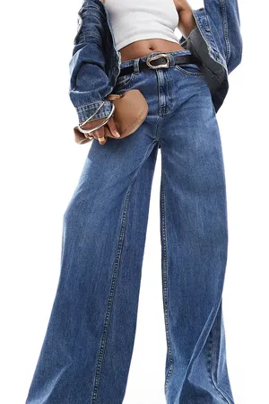 ASOS ASOS DESIGN Tall soft wide leg jean in mid