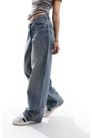MANGO Straight leg jeans in vintage light