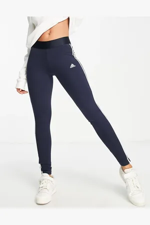 adidas Adidas Training Essential 3 stripe leggings in
