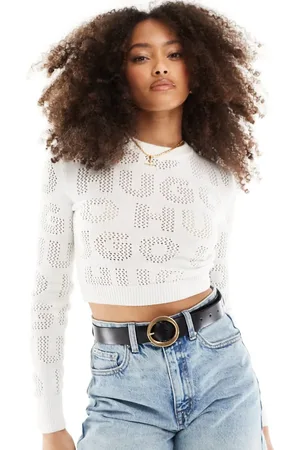 HUGO BOSS Logo knitted jumper in