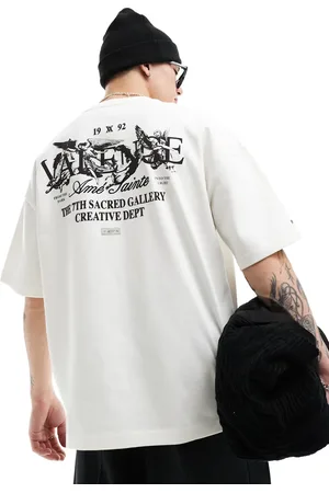 River Island Angel back print t-shirt in