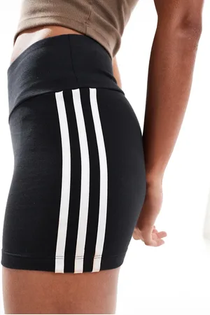adidas Adicolour 3 stripe booty shorts in