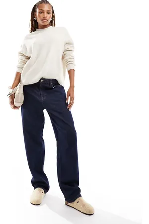 MANGO Soft touch high neck jumper in beige