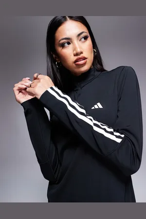 adidas Adidas Training Hyperglam 1/4 zip top in