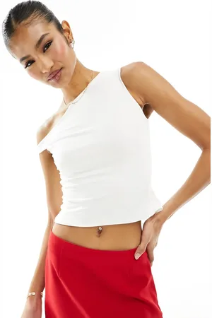 Fashionkilla Slinky off shoulder top in