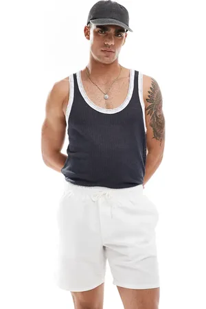 ASOS Swim shorts in mid length in