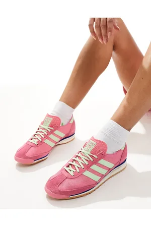adidas SL 72 OG trainers in pink and green