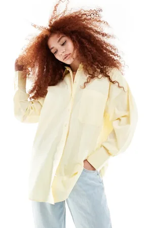 ASOS Oversized shirt in buttermilk