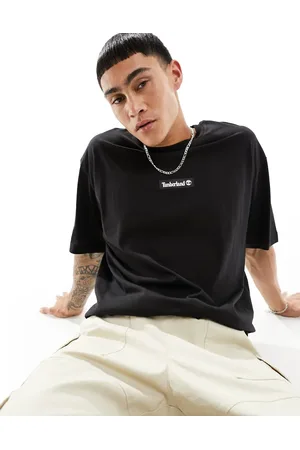 Timberland Oversized t-shirt with central logo in