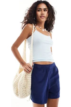 Monki Strappy vest top in light