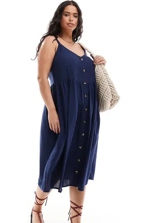 Yours Linen midi sundress in