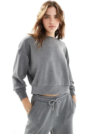 Stradivarius Soft touch sweatshirt in co-ord