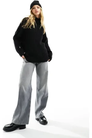 Pimkie Roll neck side split jumper in