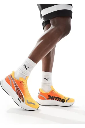 PUMA Velocity Nitro 3 Fade running trainers in sun stream