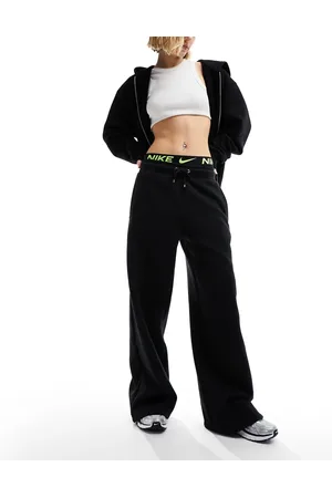 Jordan Flight fleece wide leg joggers in