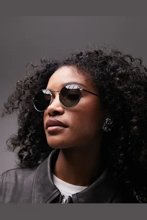 Topshop Orchid round sunglasses in