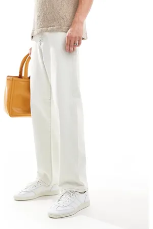 ASOS Baggy fit jeans in ecru