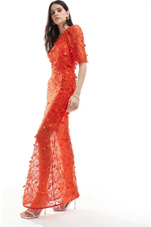 Y.A.S 3D embellished maxi dress in