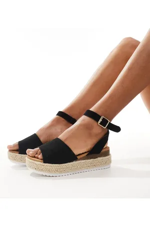 Truffle Collection Flatform espadrilles in