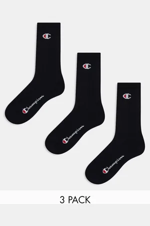 Champion 3 pack crew socks in