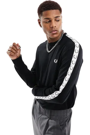 Fred Perry Long sleeve taped ringer t-shirt in