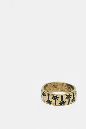 Classics 77 Palm tree band ring in