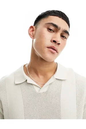 Cotton On Cotton On knitted polo shirt in stone
