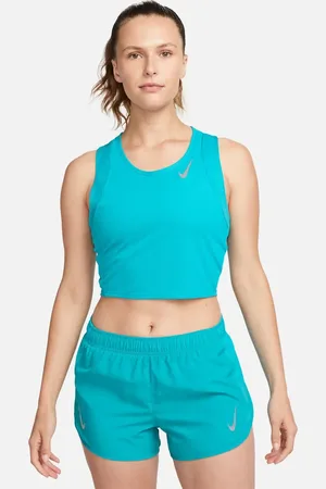 Nike Fast Dri-FIT crop tank top in bright