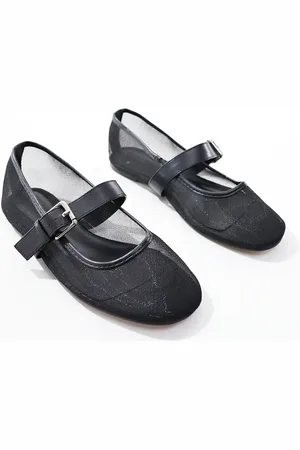 ASOS Lou mesh mary jane ballet in