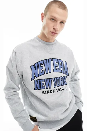 New Era Logo front sweatshirt in marl