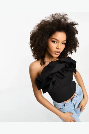 & OTHER STORIES Bandeau top with structured ruffle in