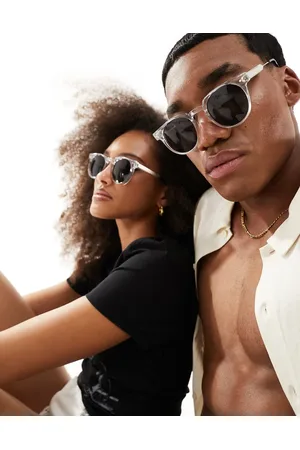 Spitfire Teddy boy round sunglasses in with black lens
