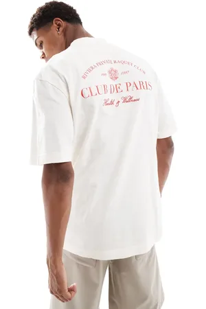 River Island Club de sports t-shirt in ecru