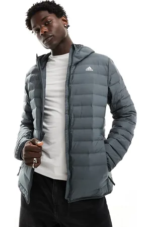 Adidas bubble jacket mens on sale