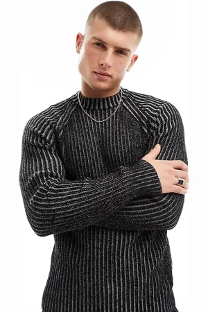 Reclaimed Plated knitted jumper in