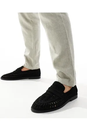 River Island Woven loafers in