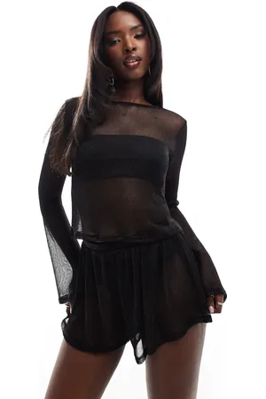 ASOS Co-ord jersey chainmail long sleeve top in