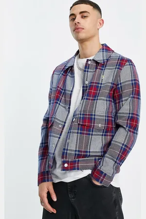 Farah Wilcox check trucker jacket