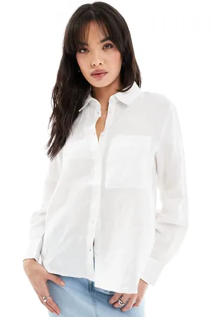MANGO Linen shirt in