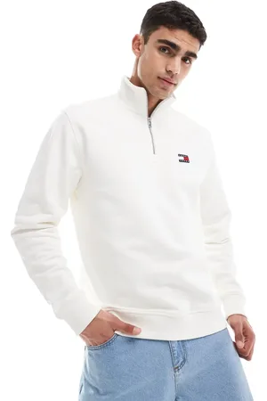 Tommy Hilfiger Badge logo 1/4 zip sweatshirt in