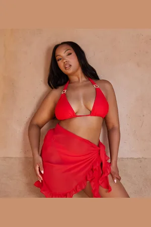 Moda Minx Curve X Bernadette Afia ruffle sarong in