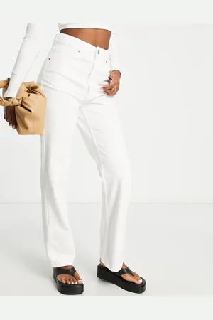 Topshop High rise straight Kort jeans in