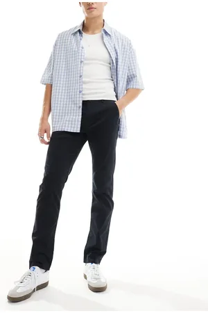 Farah Elm cotton mix chino twill trousers in