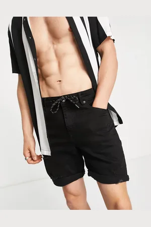 Pull&Bear Skinny denim shorts in