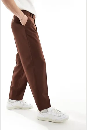 ASOS Smart oversized tapered trousers in