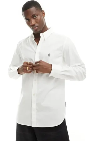 French Connection Long sleeve oxford shirt in